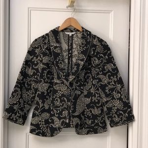 Cabi Eliza brocade jacket size 8